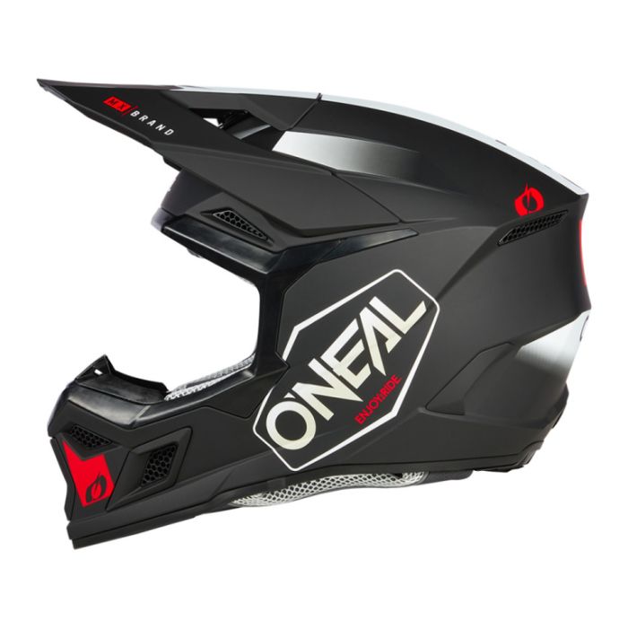 Шлем кроссовый O'NEAL 3Series Hexx V.24 черный/красный
