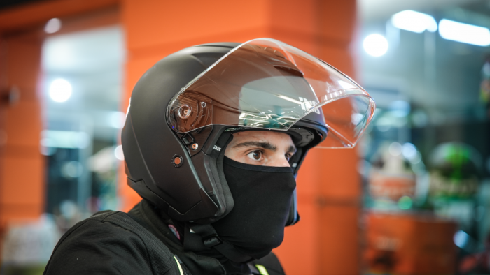 Открытый мотошлем с IXS iXS92 FG 1.0 черный матовый
