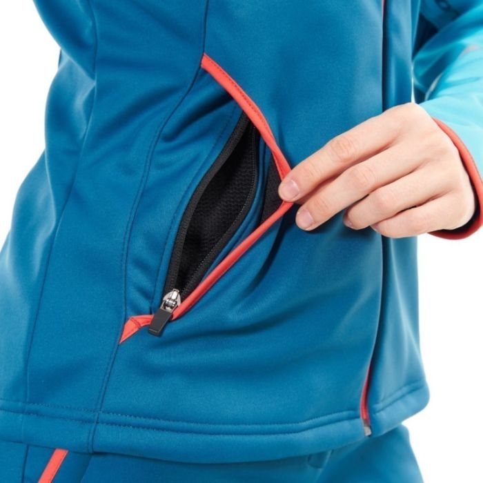 Куртка с капюшоном Dragonfly EXPLORER 2.0 Woman Scuba Blue 2024