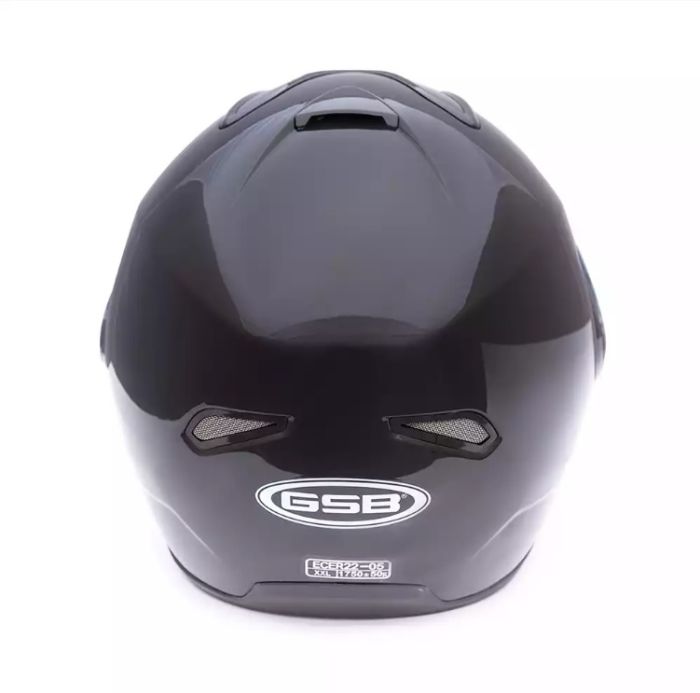 Снегоходный шлем модуляр GSB G-339 Snow (с Эл. Визором) Black Glossy