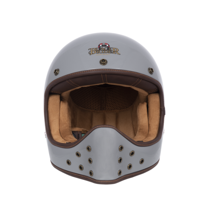 Мотошлем Beon Black Rider Grey