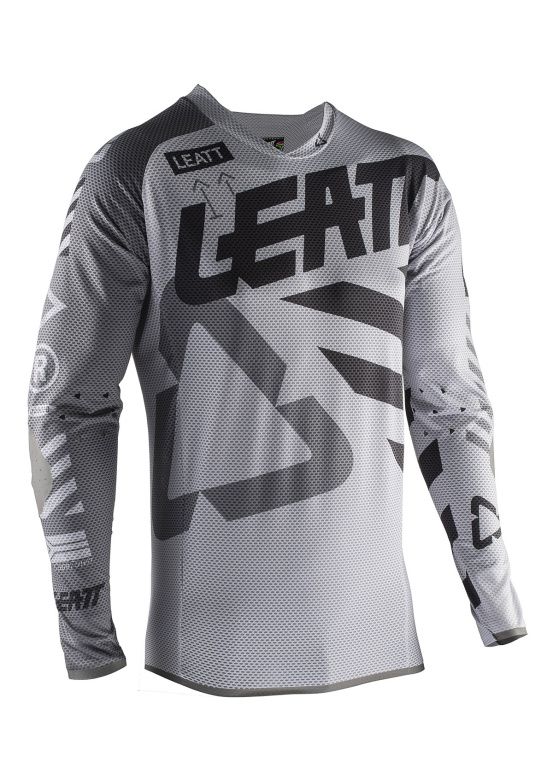 Комплект для мотокросса Replica Leatt серый/черный/белый