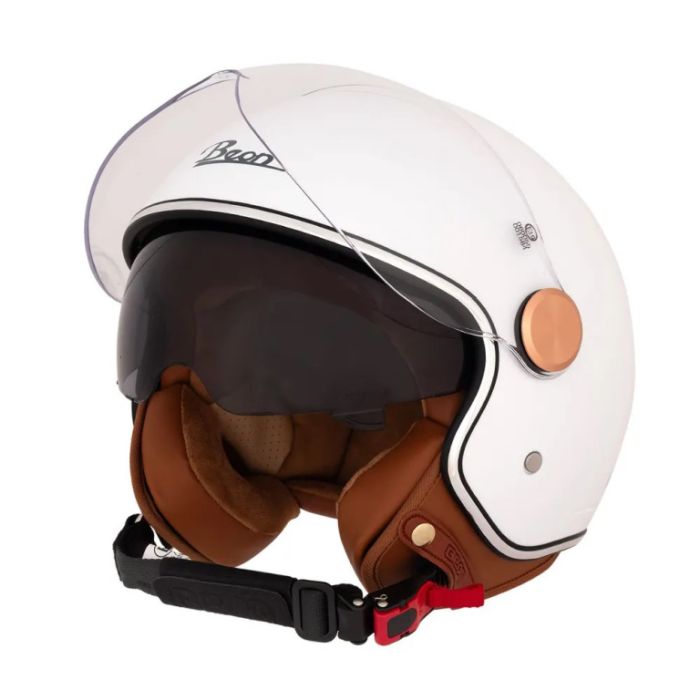 Шлем Beon B-120 Shiny White