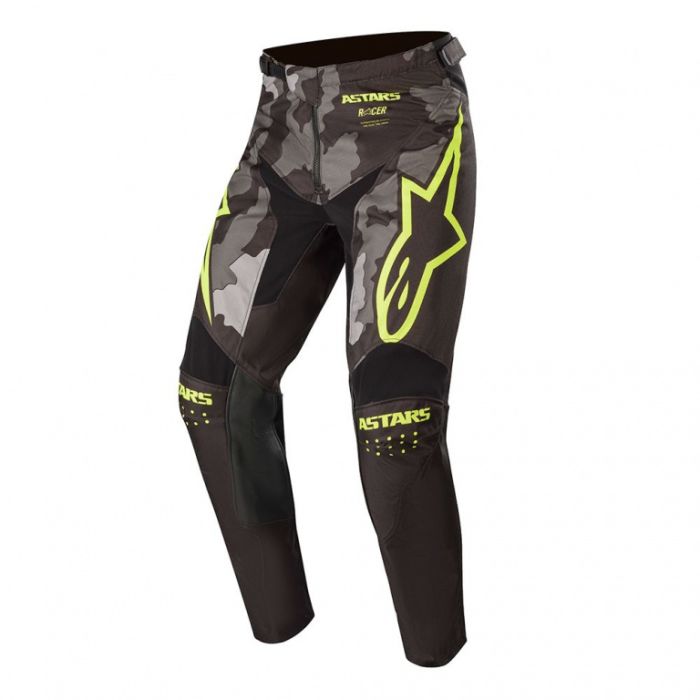 Детский комплектдля мотокросса Replica Alpinestars черный/камо/желтый