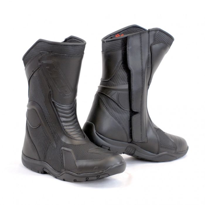Мотоботы MCP Motorizer Leather Waterproof Черный