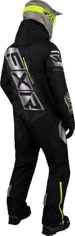 Комбинезон FXR M CX Lite Monosuit 23 Black/Black Camo/HiVis