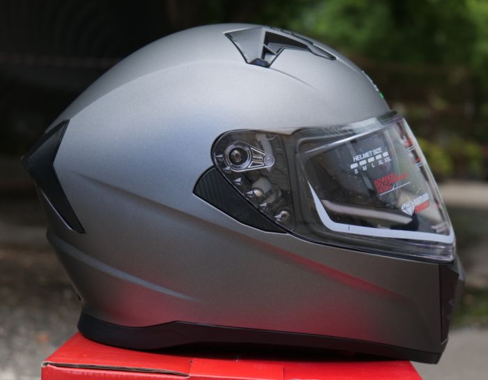 Шлем интеграл AIM JK320 Grey Metal