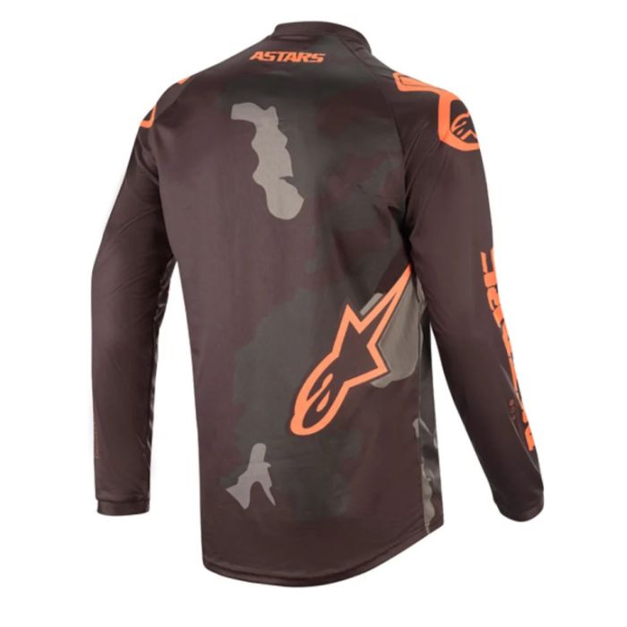 Детский комплектдля мотокросса Replica Alpinestars черный/камо/оранжевый