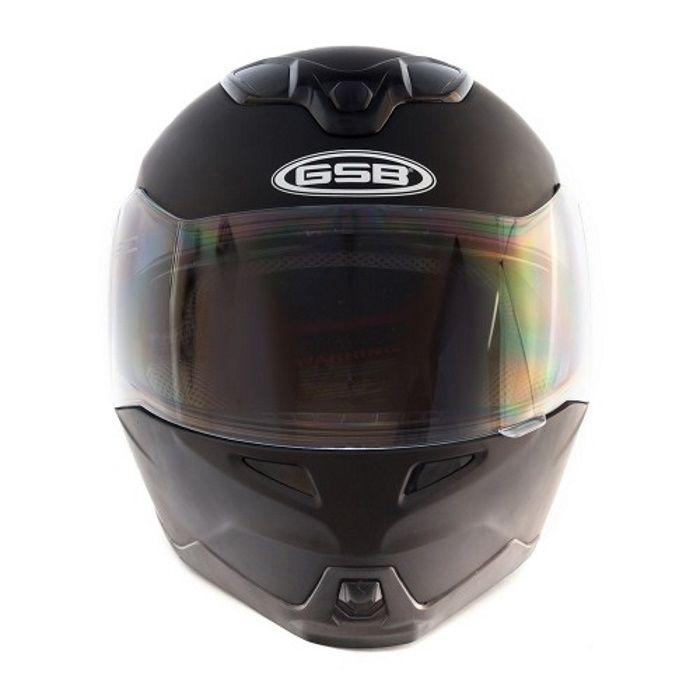 Шлем модуляр с солнцезащитными очками GSB G-339 Black Matt BT