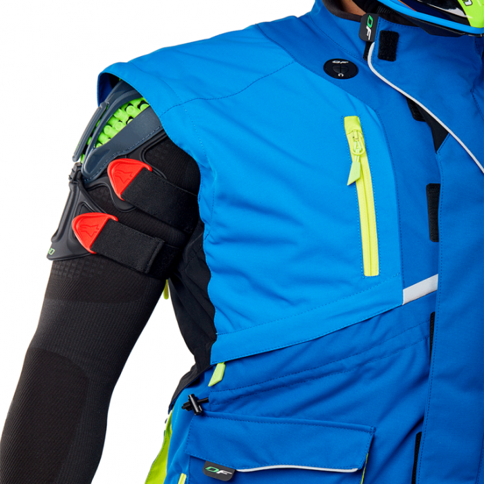 Куртка Эндуро Dragonfly Freeride Blue-Yellow