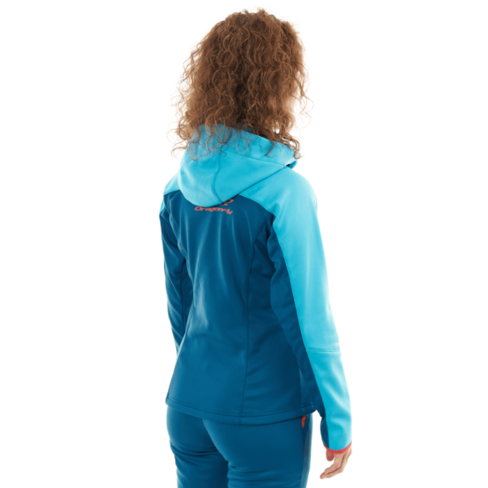 Куртка с капюшоном Dragonfly EXPLORER 2.0 Woman Scuba Blue 2024