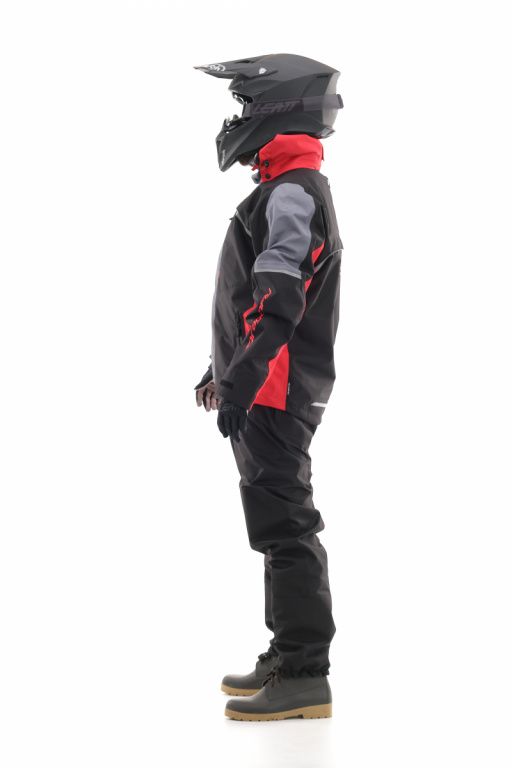Мембранная куртка Dragonfly QUAD PRO Black - Red 2023