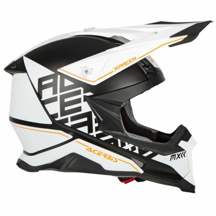 Мотошлем кроссовый Acerbis X-RACER VTR White/Black
