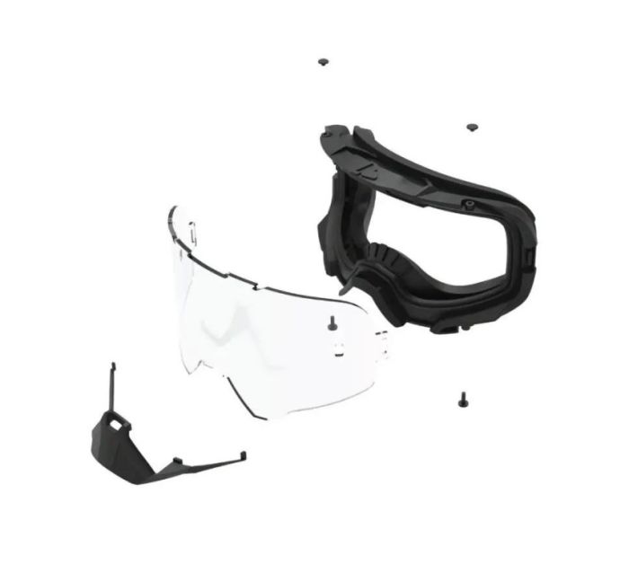 Маска Leatt Velocity 6.5 Cryztal Iriz Flame Platinum 30%