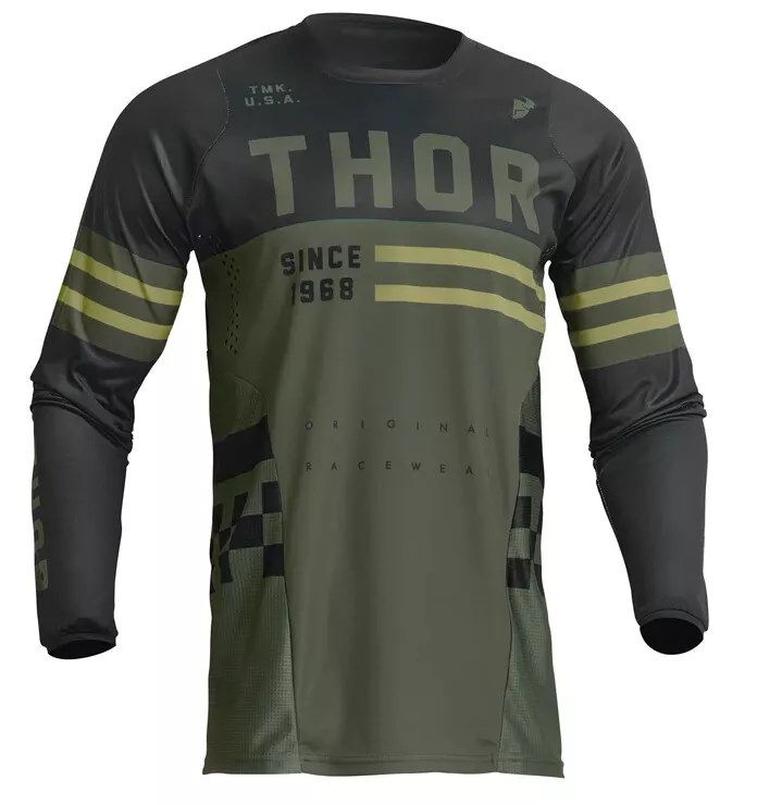 Комплект для мотокросса Replica Thor черный/хаки