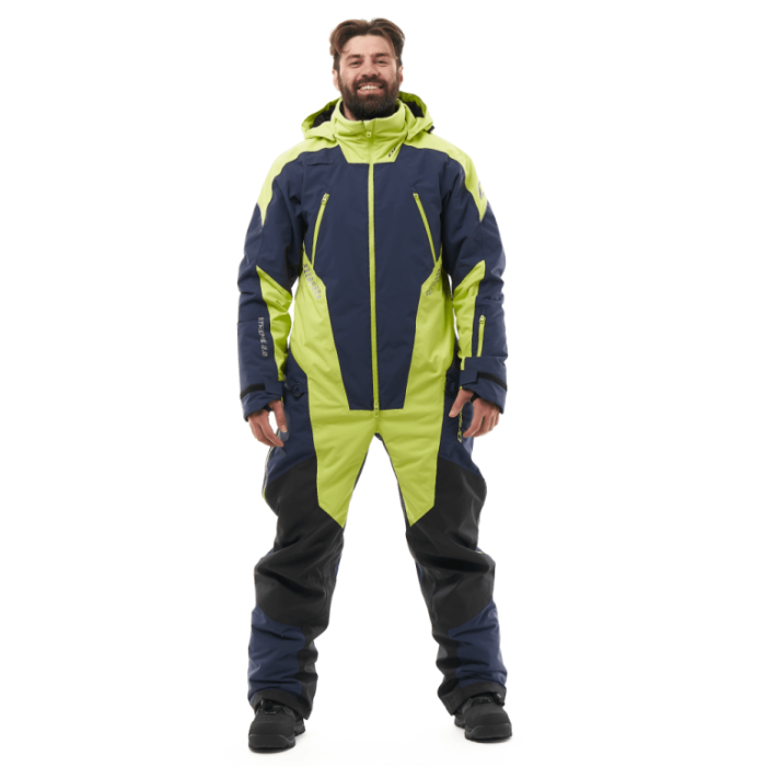 Комбинезон Dragonfly EXTREME 2.0 Man Dark Blue - Lime 2024 Утепленный (100)