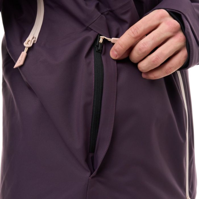 Куртка горнолыжная утепленная Dragonfly Gravity Man Plum