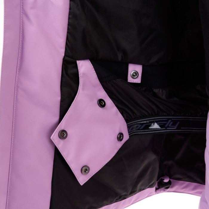 Куртка горнолыжная утепленная Dragonfly Gravity Woman Purple - Lime