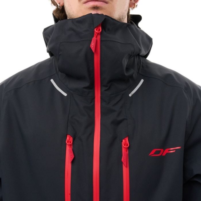 Куртка горнолыжная утепленная Dragonfly Gravity Man Black - Red