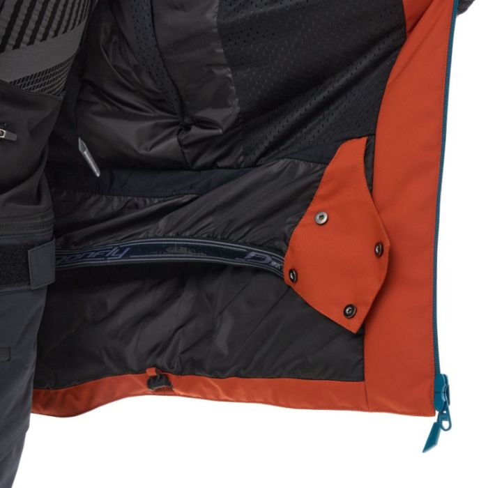 Куртка горнолыжная утепленная Dragonfly Gravity Man Brown - Blue