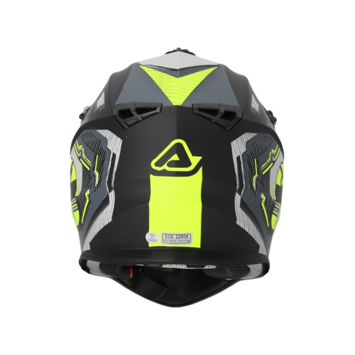 Мотошлем Acerbis Linear 22-06 Black/Fluo-Yellow