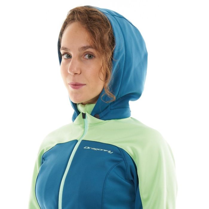 Куртка с капюшоном Dragonfly EXPLORER 2.0 Woman Green 2024