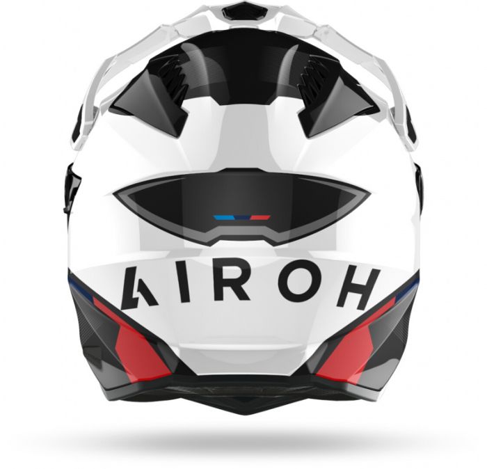 Шлем для мотокросса Airoh Commander Factor Белый глянец