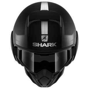 Шлем открытый Shark Street Drak Tribute Rm Mat Black-silver