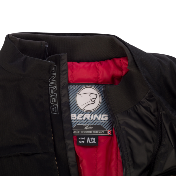 Мотокуртка текстильная Bering Zander King Size Black