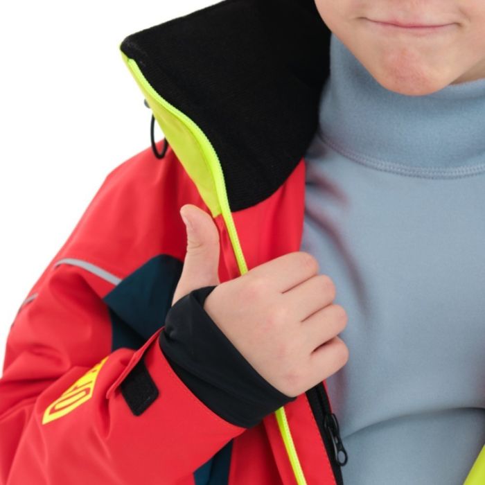 Зимний детскийи комбинезон Dragonfly Junior Gravity Red-Dark Ocean 2023