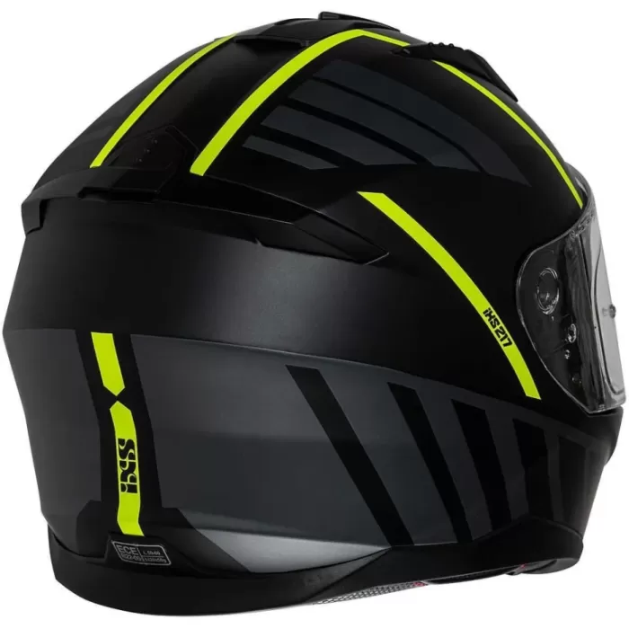 Мотошлем IXS iXS217 2.0 черный/желтый