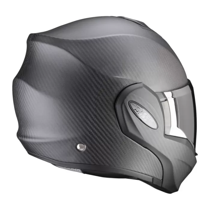 Мотошлем SCORPION EXO EXO-TECH EVO CARBON SOLID Черный Матовый