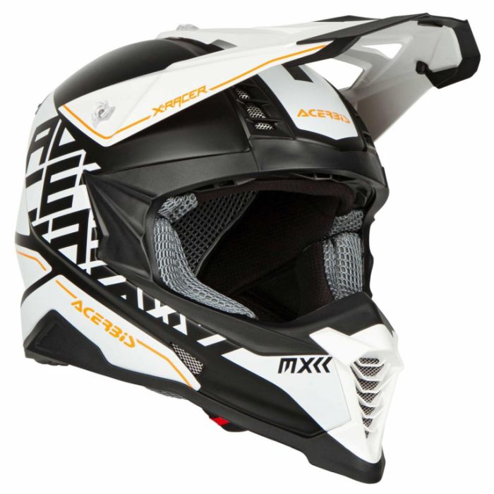 Мотошлем кроссовый Acerbis X-RACER VTR White/Black