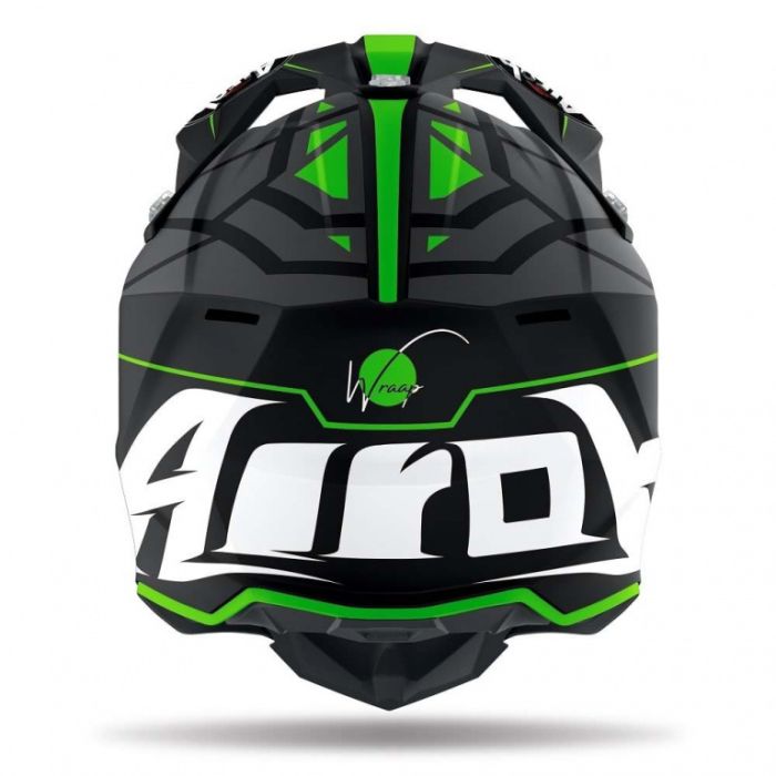 Шлем кроссовый Airoh Wraap Mood Green Matt