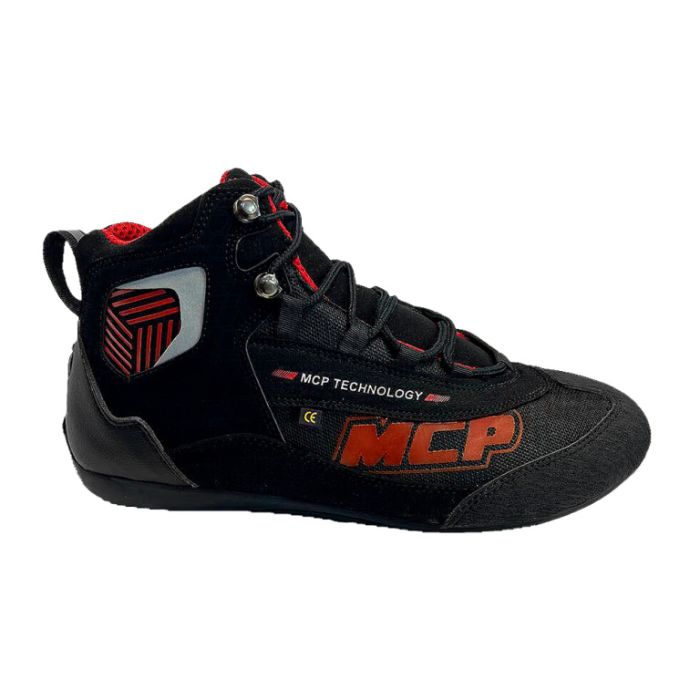 Мотоботы MCP Fast черно-красный