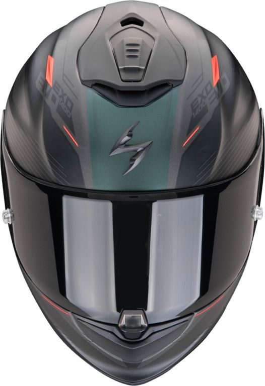 Мотошлем Scorpion Exo EXO-1400 EVO II AIR Luma Черный Матовый/Зеленый
