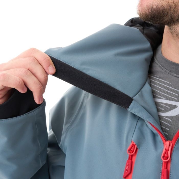 Куртка горнолыжная утепленная Dragonfly Gravity Man Grey - Red
