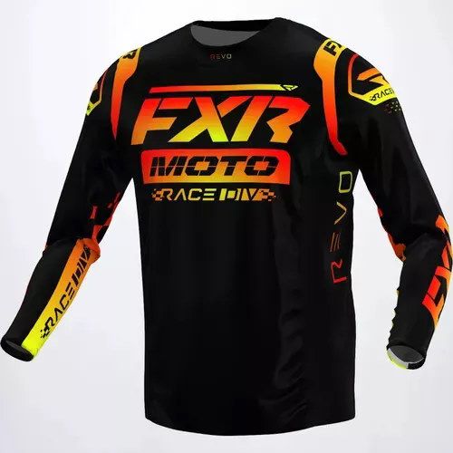 Комплект для мотокросса Replica FXR черный/оранжевый