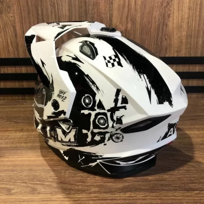 Шлем детский AiM JK802Y White/Black
