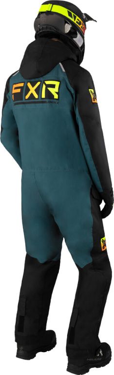 Комбинезон FXR M Recruit F.A.S.T. Ins Monosuit 23 Black/Dark Steel/Inferno