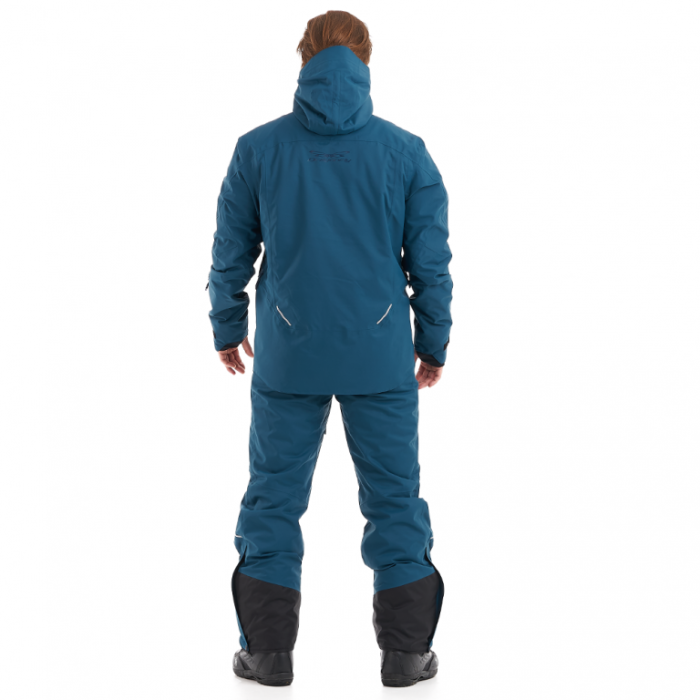 Куртка горнолыжная утепленная Dragonfly Gravity Premium Man Gray-Dark Ocean
