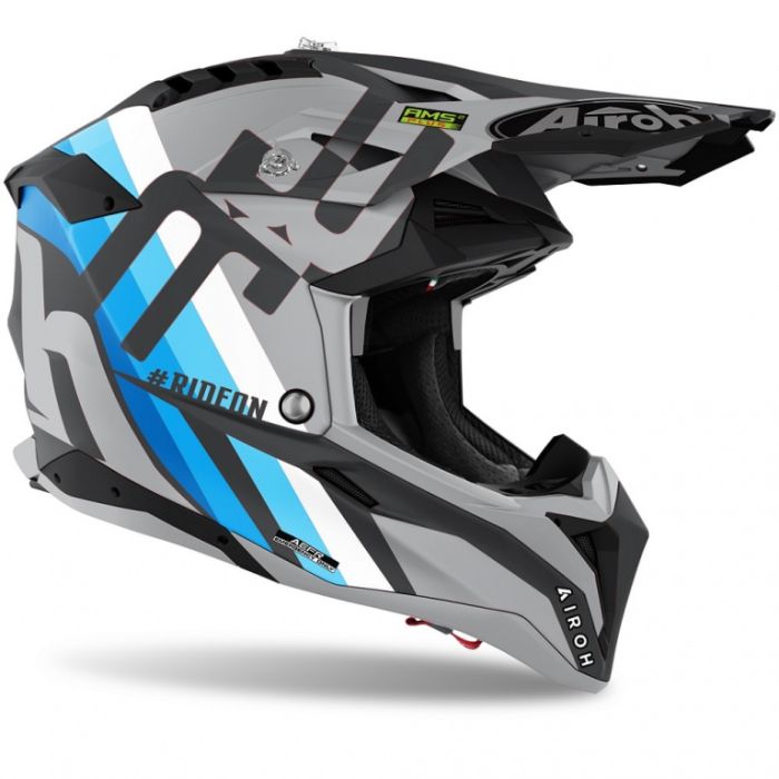 Кроссовый шлем Airoh Aviator 3 Rainbow Anthracite