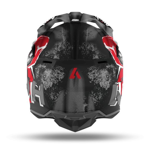 Шлем кроссовый Airoh Wraap Alien Red
