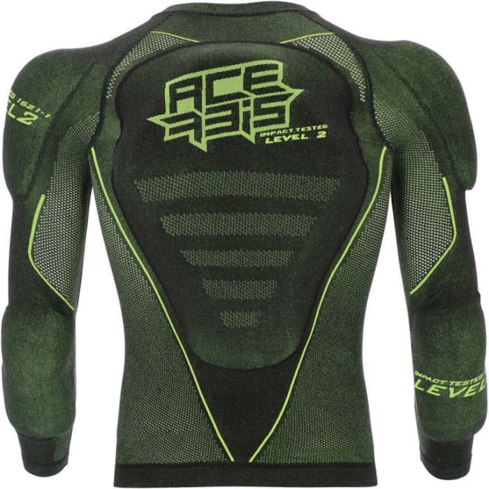 Черепаха кроссовая детская Acerbis X-Fit Future Kid Level 2, черный/желтый