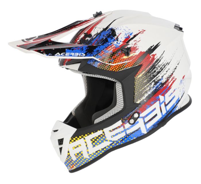Мотошлем Acerbis Linear 22-06 White/Blue/Red