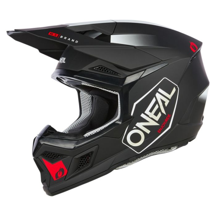 Шлем кроссовый O'NEAL 3Series Hexx V.24 черный/красный