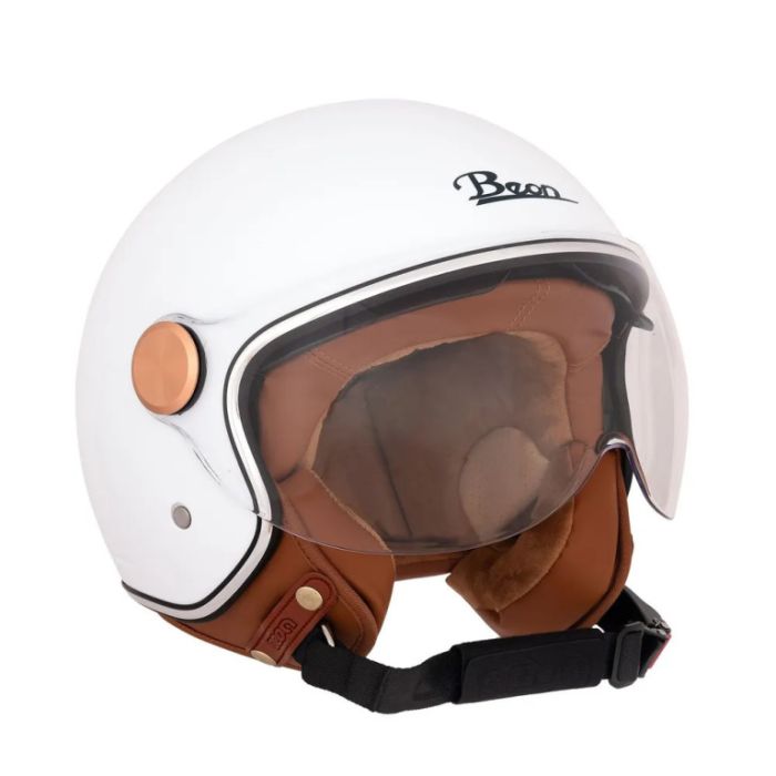 Шлем Beon B-120 Shiny White