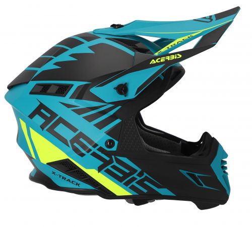 Мотошлем кроссовый Acerbis X-Track 22-06 Green/Black