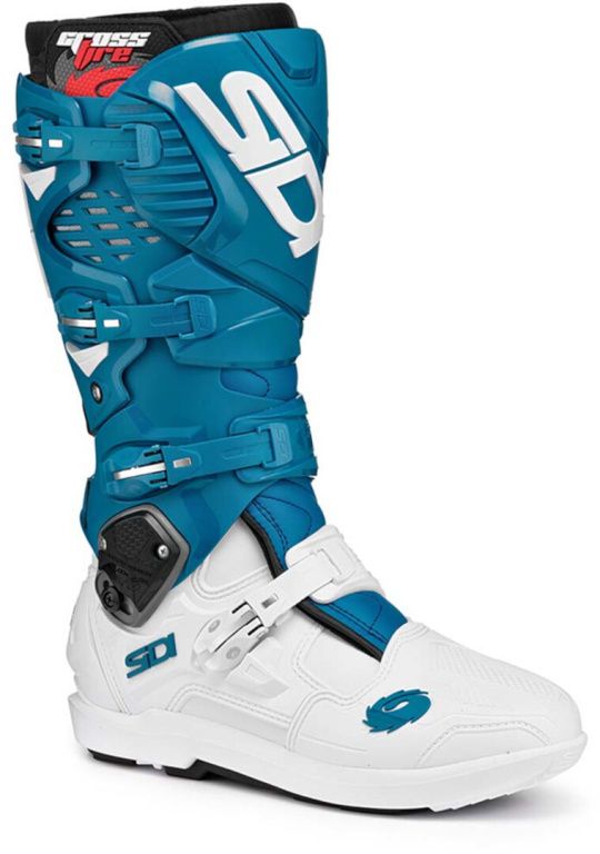 Мотоботинки Sidi Crossfire 3 SRS White/Petrol