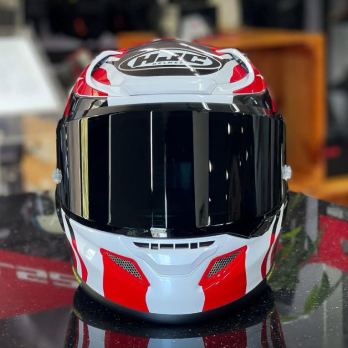 Шлем интеграл HJC RPHA12 LAWIN MC1